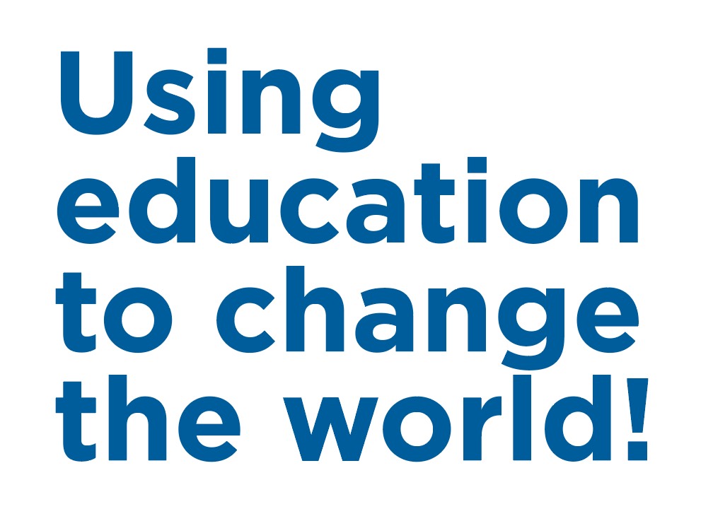 tagline: using education to change the world